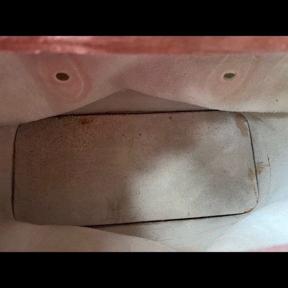 Authentic large 12 x 10 Dooney & Bourke pebble grain leather satchel ~Vintage! - Picture 10 of 16